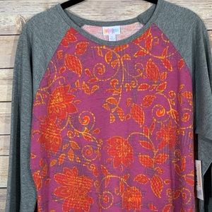 LuLaRoe Women's Randy Baseball Top